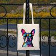 Boston Terrier Lovers Pop Art Boston Terrier Canvas Tote Bag, funny design