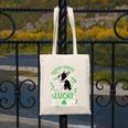 My Boston Terrier Is My Lucky Charm Paw Dog St Patrick's Day Canvas Tote Bag, funny design