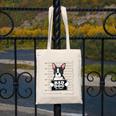 Boston Terrier Mug Shot Guilty Dog Canvas Tote Bag, funny design