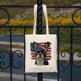 Boston Terrier Patriotic 4th Of July USA American Flag Canvas Tote Bag, Patriotic Boston Terrier Gifts, American Boston Terrier Gifts, Boston Terrier 4th Of July Gifts, funny design