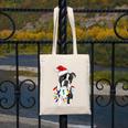 Boston Terrier Santa Christmas Lights Xmas Dog Lover Men Women Kids Canvas Tote Bag, Boston Terrier Christmas Gifts, funny design