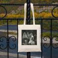 Boston Terrier Selfie With Ghosts Halloween Dog Lover Canvas Tote Bag, Boston Terrier Halloween Gifts, funny design