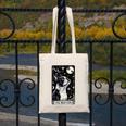 Boston Terrier Tarot Card Star With The Moon Men Women Kids Canvas Tote Bag, Boston Terrier Tarot Gifts, funny design