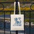 Boston Terrier UFO Cowboy Dog Dog Mom Dog Dad Alien Dog Canvas Tote Bag, Couple Gifts, Mom Gifts, Boston Terrier Dad Gifts, Boston Terrier Mom Gifts, funny design