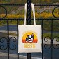 Boston Terrier Never Underestimate a Girl With a Bostie Canvas Tote Bag, funny design