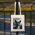 Dog Mom Dad Alien Selfie Boston Terrier UFO For Men Women Canvas Tote Bag, Couple Gifts, Mom Gifts, Boston Terrier Dad Gifts, Boston Terrier Mom Gifts, funny design