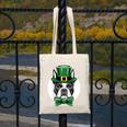 Green Boston Terrier Shamrock St Patricks Day Boston Terrier Canvas Tote Bag, funny design