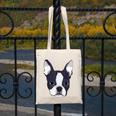Kids Boston Terrier Dog For Women And Girls Canvas Tote Bag, funny design