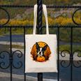Pumpkin Boston Terrier Costume On Boston Terrier Halloween Canvas Tote Bag, Boston Terrier Halloween Gifts, funny design