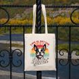 Retro Life Is Better With Boston Terrier Mom Dog Lover Canvas Tote Bag, Couple Gifts, Mom Gifts, Boston Terrier Mom Gifts, funny design