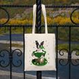 St Patrick's Day Leprechaun Boston Terrier Dog Shamrock For Men Women Kids Canvas Tote Bag, funny design