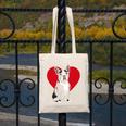 Valentine's Day Boston Terrier Lover Canvas Tote Bag, funny design