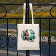Whimsical Forest Adventures Sasquatch Bigfoot Walking Boston Terrier Dog Lovers Canvas Tote Bag, funny design