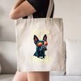 Boston Terrier Dad Boston Bull Bostie Dog Canvas Tote Bag, novelty gifts, funny gifts