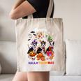 Boston Terrier Dog Christmas Happy Hallothankmas Halloween For Men Women Kids Canvas Tote Bag, novelty gifts, funny gifts