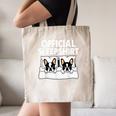 Boston Terrier Dog Official Sleep Pajamas Nightgown Canvas Tote Bag, novelty gifts, funny gifts