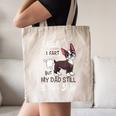 Boston Terrier Fart American Gentleman Non-Sporting Dog Canvas Tote Bag, novelty gifts, funny gifts