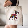 Boston Terrier Floral Vintage Dog Mom Distressed Men Women Kids Canvas Tote Bag, novelty gifts, funny gifts