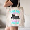 Boston Terrier This Girl Runs On Jesus And Boston Terriers Canvas Tote Bag, novelty gifts, funny gifts