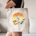 Boston Terrier Guitar Retro Canvas Tote Bag, novelty gifts, funny gifts
