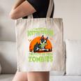 Boston Terrier Halloween Zombie American Gentleman Dog Lover Canvas Tote Bag, novelty gifts, funny gifts