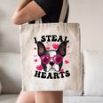 Boston Terrier Heart Glasses Girls Bostie Valentines Day Canvas Tote Bag, novelty gifts, funny gifts