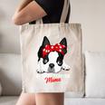 Boston Terrier Mum Dog Woman Idea Canvas Tote Bag, novelty gifts, funny gifts