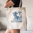 Boston Terrier UFO Cowboy Dog Dog Mom Dog Dad Alien Dog Canvas Tote Bag, novelty gifts, funny gifts