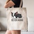 Cute Boston Terrier Boston Mama Canvas Tote Bag, novelty gifts, funny gifts