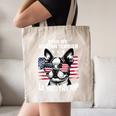 Even My Boston Terrier Loves Trump Trump Supporter Dog Lover Canvas Tote Bag, novelty gifts, funny gifts