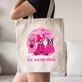 Ghost And Witch Boston Terrier Dog In October We Wear Pink Canvas Tote Bag, novelty gifts, funny gifts