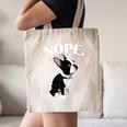 Love NOPE Boston Terrier Dog Lover Canvas Tote Bag, novelty gifts, funny gifts