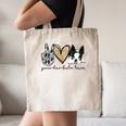 Peace Love Boston Terrier Boston Terrier Lover Dog Mom Canvas Tote Bag, novelty gifts, funny gifts