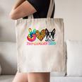 Peace Love Boston Terrier Tie Dye Dog Lover For Men Women Girls Kids Canvas Tote Bag, novelty gifts, funny gifts