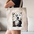 Spooky Halloween Moon Boston Terrier Boston Bull Bostie Canvas Tote Bag, novelty gifts, funny gifts