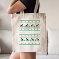 Ugly Sweater Boston Terrier Dog Christmas Dog Lover Xmas Men Women Kids Canvas Tote Bag, novelty gifts, funny gifts