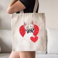 Valentine's Day Boston Terrier Canvas Tote Bag, novelty gifts, funny gifts