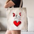 Valentine's Day Boston Terrier Dog Vector Canvas Tote Bag, novelty gifts, funny gifts