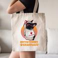 Vintage Boston Terrier Grandma Wear Sunglasses Dog Lover Men Women Girls Kids Canvas Tote Bag, novelty gifts, funny gifts