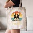 Vintage Boston Terrier Mom Dog Lovers Mother's Day Canvas Tote Bag, novelty gifts, funny gifts
