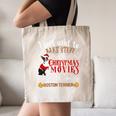 Watch Christmas Movies With My Boston Terrier Bostie Canvas Tote Bag, novelty gifts, funny gifts
