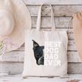 Best Dog Dad Ever Boston Terrier Dog Lover For Dad Men Women Girls Kids Canvas Tote Bag, Boston Terrier Dad Tote Bags, gift for family, gift for coworker