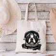 Boston Terrier Astronaut Shirt Spaceman Dog Space Lover Canvas Tote Bag, gift for family, gift for coworker