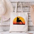 Boston Terrier Bostie Sunset Retro Dog Pet Mom Dad Canvas Tote Bag, Boston Terrier Mom Tote Bags, Boston Terrier Dad Tote Bags, gift for family, gift for coworker
