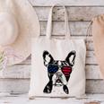 Boston Terrier Dog 4th July America USA Flag Men Women Kids Canvas Tote Bag, Boston Terrier 4th Of July Tote Bags, gift for family, gift for coworker