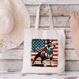 Boston Terrier Dog 4th Of July USA American Flag Patriotic Canvas Tote Bag, Patriotic Boston Terrier Tote Bags, American Boston Terrier Tote Bags, Boston Terrier 4th Of July Tote Bags, gift for family, gift for coworker