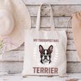Boston Terrier Dog Canvas Tote Bag, gift for family, gift for coworker