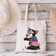 Boston Terrier Dog Merica 4th Of July Usa American Flag Men Canvas Tote Bag, American Boston Terrier Tote Bags, Boston Terrier 4th Of July Tote Bags, gift for family, gift for coworker