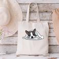 Boston Terrier Dog Official Sleeping Men Women Girls Kids Canvas Tote Bag, gift for family, gift for coworker