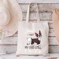 Boston Terrier Fart American Gentleman Non-Sporting Dog Canvas Tote Bag, American Boston Terrier Tote Bags, gift for family, gift for coworker